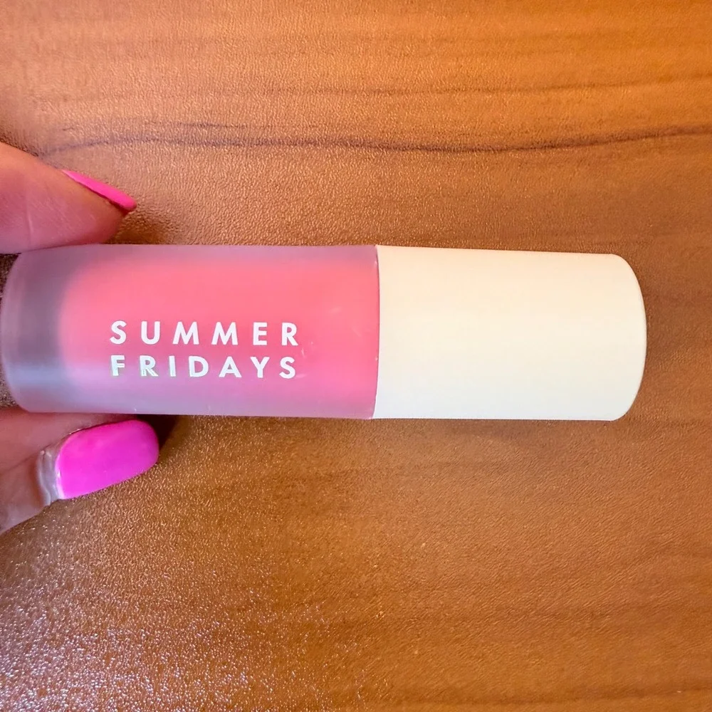 Summer Fridays Dream Lip Oil Pink Cloud Nuage Rose 4.5ml High Shine Hydrating